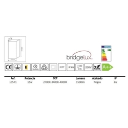 Aplique de exterior moderno KUBIC 15 - Imagen 2