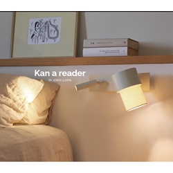 Aplique de pared moderno KAN A READER c/LECTOR - Imagen 2