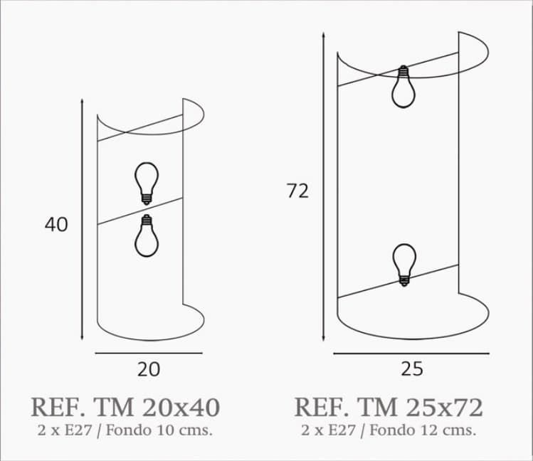 Aplique de pared moderno TAPAVISTA MIST Personalizable - Imagen 3