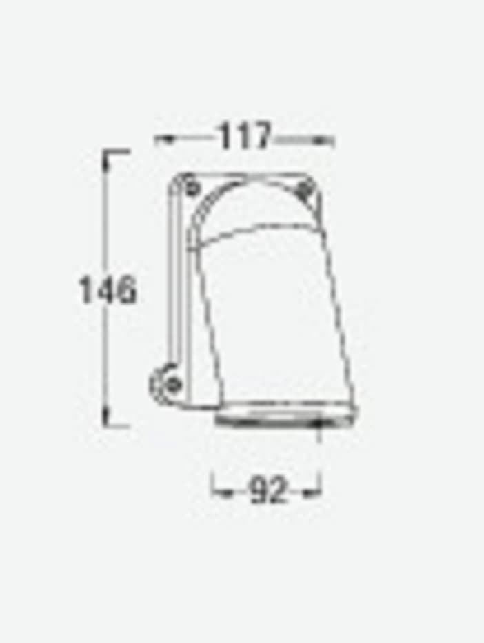 Aplique Lutec exterior de pared moderno ANCOR - Imagen 5
