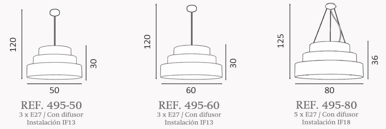 Colgante de techo moderno BLOB Personalizable - Imagen 3