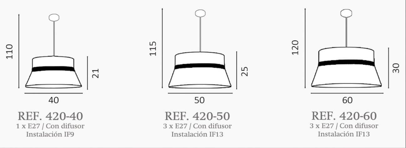 Colgante de techo moderno CLAP Personalizable - Imagen 3