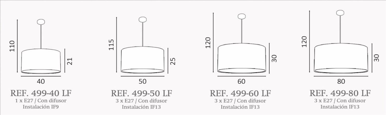 Colgante de techo moderno LEAF Personalizable - Imagen 3