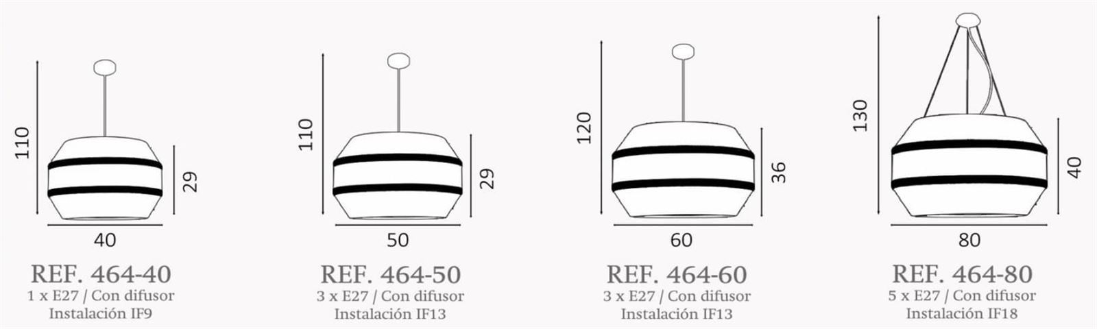 Colgante de techo moderno UFO Personalizable - Imagen 2