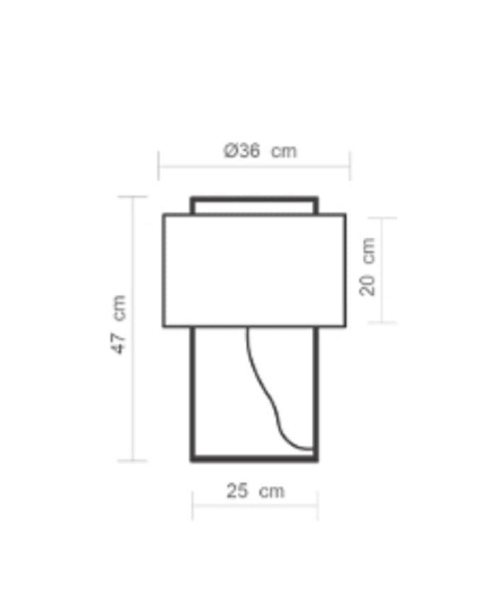 Lámpara de mesa Moderna LEWIT S S - Imagen 5