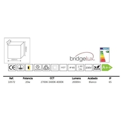 Plafón de exterior moderno KUBIC - Imagen 2